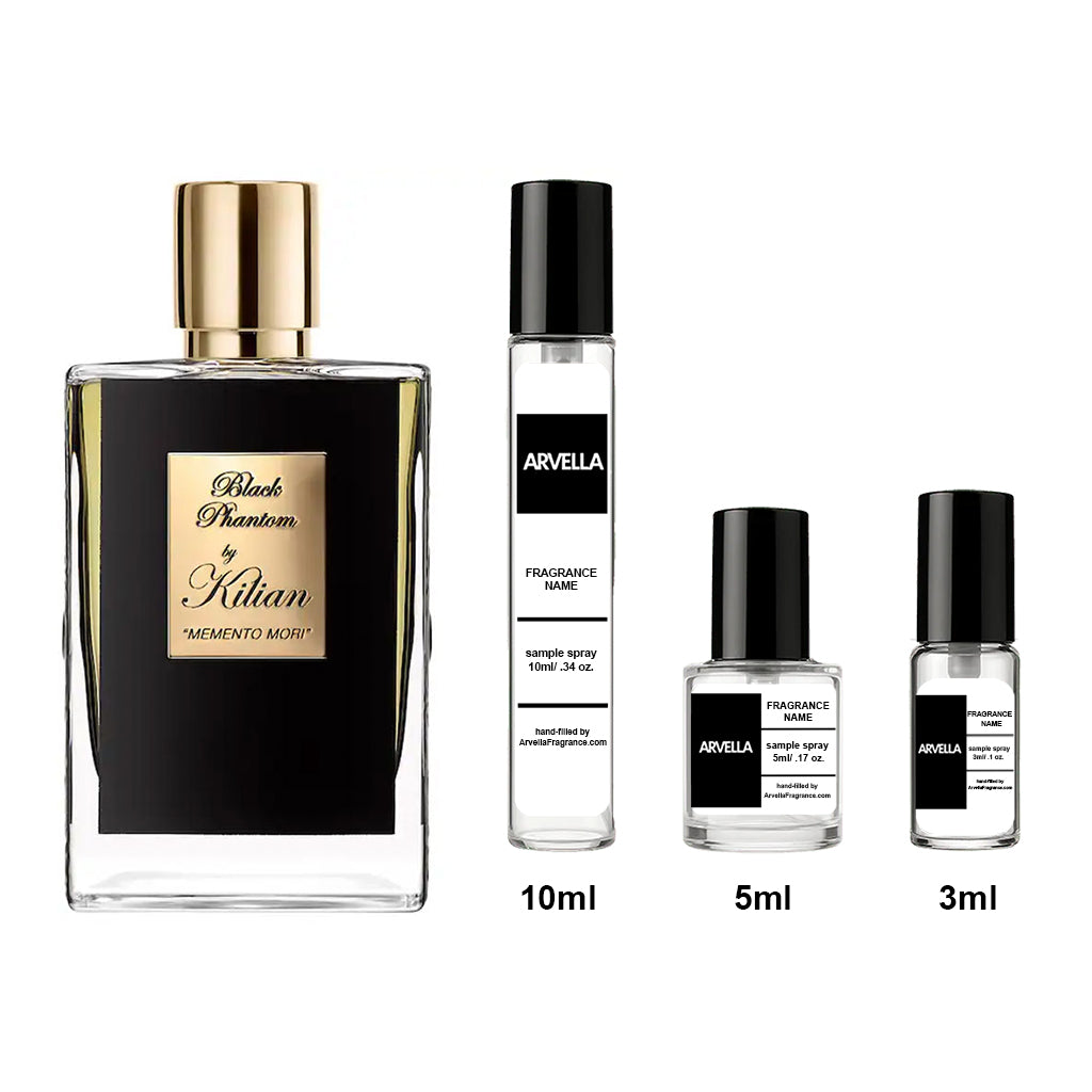 Kilian Black Phantom Sample 10ml Spray - Arvella Fragrance